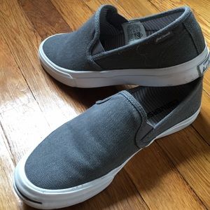 Worn once slip on Jack Purcell Converse Sneakers